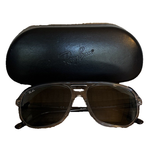 Ray-Ban Bill One Sunglasses RB 2205 1397/R5 Blue on Crystal Blue Unisex & Case - Picture 3 of 9